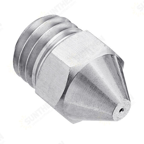 Metric Tooth Stainless Steel Straight Nozzle For 3D Printer Part