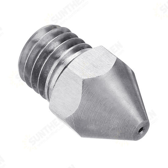 Metric Tooth Stainless Steel Straight Nozzle For 3D Printer Part