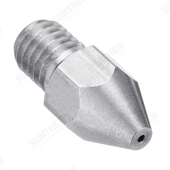 Metric Tooth Stainless Steel Straight Nozzle For 3D Printer Part