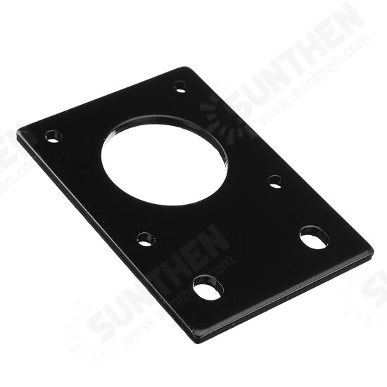 NEMA17 42 Stepper Motor Black/Silver Fixed Bracket Mounting Plate for 3D Printer Motor 2020 Profile Parts