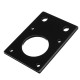 NEMA17 42 Stepper Motor Black/Silver Fixed Bracket Mounting Plate for 3D Printer Motor 2020 Profile Parts