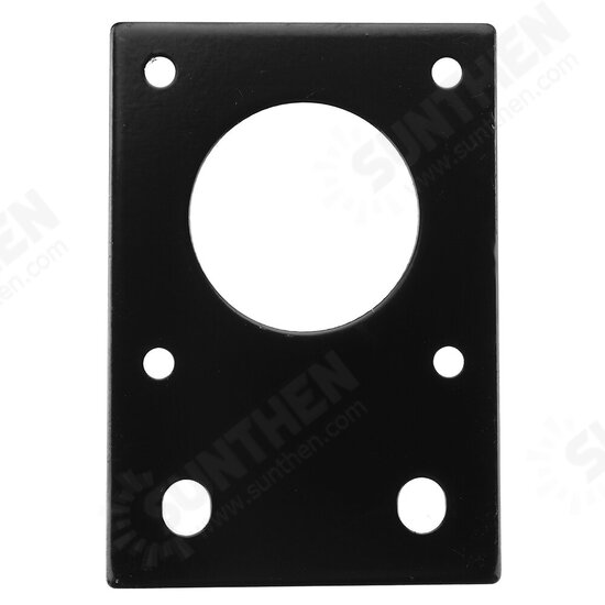 NEMA17 42 Stepper Motor Black/Silver Fixed Bracket Mounting Plate for 3D Printer Motor 2020 Profile Parts