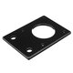 NEMA17 42 Stepper Motor Black/Silver Fixed Bracket Mounting Plate for 3D Printer Motor 2020 Profile Parts