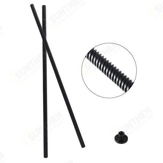PTFE Coated Motor Lead Screw T8 Lead 2/8mm Pitch 2mm POM Nut for Ender-3 Series/CR-10 Series/Sidewinder 3D Printer Part PTFE Coated Motor Lead Screw T8 Lead 2/8mm Pitch 2mm POM Nut for Ender-3 Series/CR-10 Series/Sidewinder 3D Printer Part