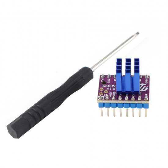 S6609 Stepper Motor Silent Driver Module Compatible with TMC2208 256 Subdivision for 3D Printer
