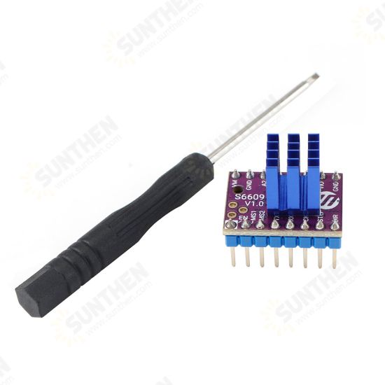 S6609 Stepper Motor Silent Driver Module Compatible with TMC2208 256 Subdivision for 3D Printer