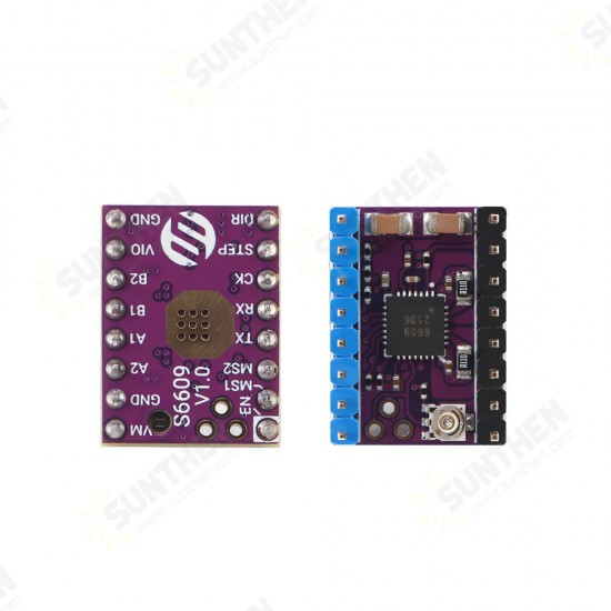 S6609 Stepper Motor Silent Driver Module Compatible with TMC2208 256 Subdivision for 3D Printer