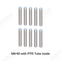 SIMAX3D 5/10PCS M6 Nozzle Throat with PTFE Tube All Models Throat for 1.75mm Filament for 3D Printer SIMAX3D 5/10PCS M6 Nozzle Throat with PTFE Tube All Models Throat for 1.75mm Filament for 3D Printer