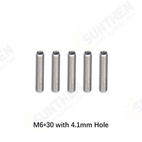 SIMAX3D 5/10PCS M6 Nozzle Throat with PTFE Tube All Models Throat for 1.75mm Filament for 3D Printer