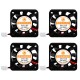 4Pcs 24V 0.08A 4010 40*40mm Cooling Fan with 1M Cable for 3D Printer