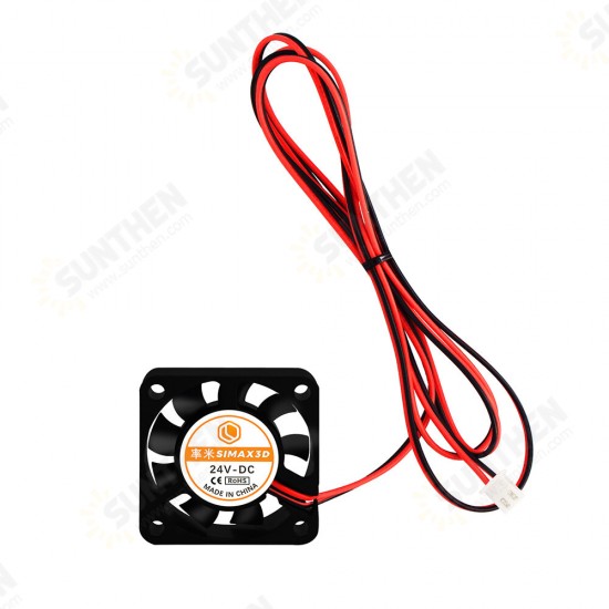 4Pcs 24V 0.08A 4010 40*40mm Cooling Fan with 1M Cable for 3D Printer