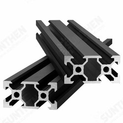5Pcs 2040 Linear Rail Black Aluminum Profile 1m Extrusion Linear Motion Guides for 3D Printer CNC Parts 5Pcs 2040 Linear Rail Black Aluminum Profile 1m Extrusion Linear Motion Guides for 3D Printer CNC Parts