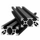 5Pcs 2040 Linear Rail Black Aluminum Profile 1m Extrusion Linear Motion Guides for 3D Printer CNC Parts