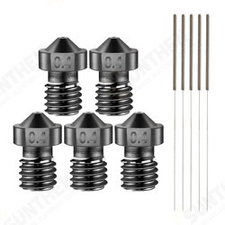 5Pcs Hardened Steel Nozzle E3D J-Head Extruder Nozzle kit for 3D Printer 5Pcs Hardened Steel Nozzle E3D J-Head Extruder Nozzle kit for 3D Printer