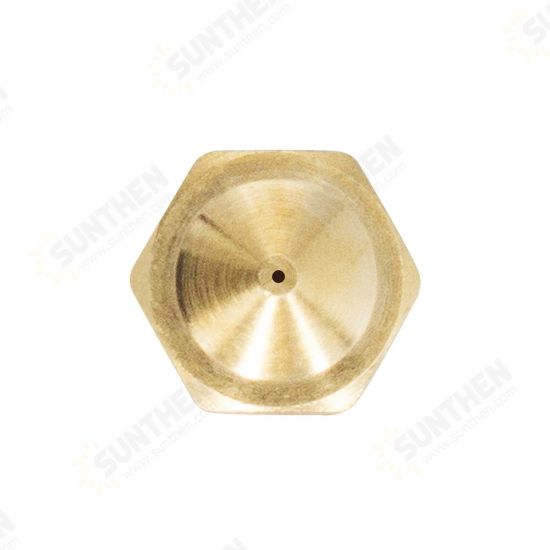 Brass Short Volcano Nozzle V5V6 M6 Thread 1.75mm for 3D Printer