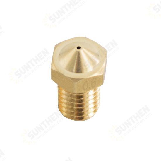 Brass Short Volcano Nozzle V5V6 M6 Thread 1.75mm for 3D Printer