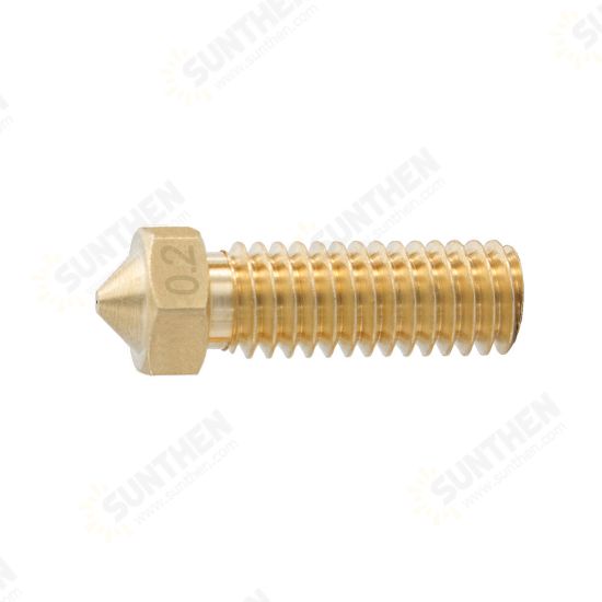 Brass Volcano Long Nozzle M6 Thread 1.75mm for 3D Printer