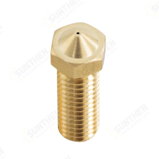 Brass Volcano Long Nozzle M6 Thread 1.75mm for 3D Printer