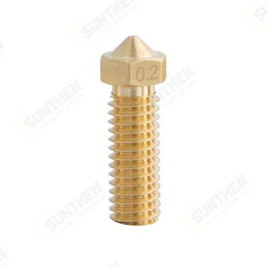 Brass Volcano Long Nozzle M6 Thread 1.75mm for 3D Printer