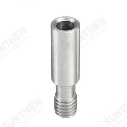 Sliver M6 Stainless Steel Throat for 3D Printer Part Heater Block Sliver M6 Stainless Steel Throat for 3D Printer Part Heater Block