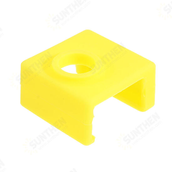 Yellow/Blue/Brown/Black Silicone Protective Case for 3D Printer Heating Block Hotend