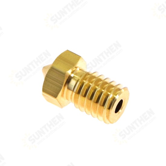 0.2/0.3/0.4/0.5/0.6/0.8/1.0/1.2mm Brass V6 Nozzle M6 Thread for 3D Printer