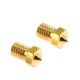 0.2/0.3/0.4/0.5/0.6/0.8/1.0/1.2mm Brass V6 Nozzle M6 Thread for 3D Printer