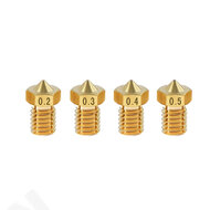 0.2/0.3/0.4/0.5/0.6/0.8/1.0/1.2mm Brass V6 Nozzle M6 Thread for 3D Printer