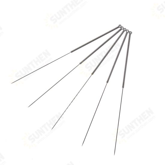 10Pcs 0.4mm Nozzle Cleaning Needle Set with Tweezer for 3D Printer