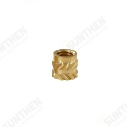 10Pcs Thread Brass Knurled Inserts Nut Heat Set Insert Nuts Embed Parts Female Pressed Fit into Holes for 3D Printer 10Pcs Thread Brass Knurled Inserts Nut Heat Set Insert Nuts Embed Parts Female Pressed Fit into Holes for 3D Printer