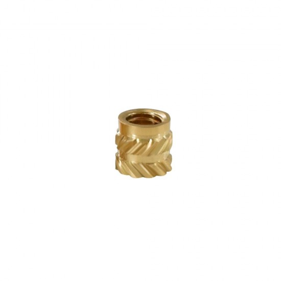 10Pcs Thread Brass Knurled Inserts Nut Heat Set Insert Nuts Embed Parts Female Pressed Fit into Holes for 3D Printer