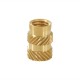 10Pcs Thread Brass Knurled Inserts Nut Heat Set Insert Nuts Embed Parts Female Pressed Fit into Holes for 3D Printer