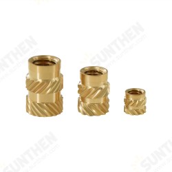 10Pcs Thread Brass Knurled Inserts Nut Heat Set Insert Nuts Embed Parts Female Pressed Fit into Holes for 3D Printer 10Pcs Thread Brass Knurled Inserts Nut Heat Set Insert Nuts Embed Parts Female Pressed Fit into Holes for 3D Printer