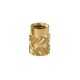 10Pcs Thread Brass Knurled Inserts Nut Heat Set Insert Nuts Embed Parts Female Pressed Fit into Holes for 3D Printer