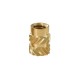 10Pcs Thread Brass Knurled Inserts Nut Heat Set Insert Nuts Embed Parts Female Pressed Fit into Holes for 3D Printer