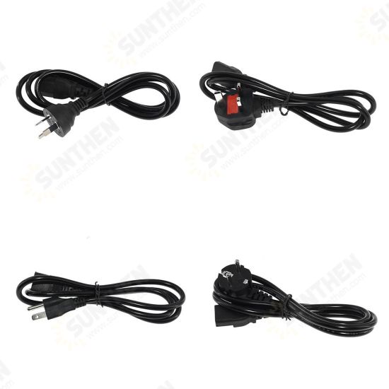 1.2M US/EU/UK/AU Standard Power Cord with CE Certification Power Supply Connector for all Desktop 3D Printers