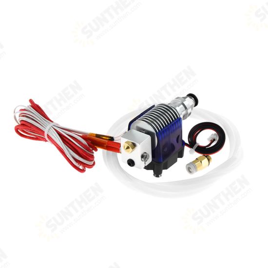 12V V6 J-head Extruder 1.75mm Volcano Block Long Distance Nozzle Kits With 8pcs Nozzle & Cooling Fan for 3D Printer