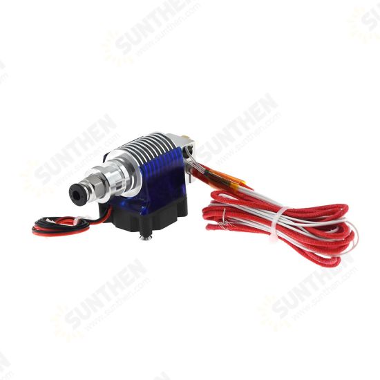 12V V6 J-head Extruder 1.75mm Volcano Block Long Distance Nozzle Kits With 8pcs Nozzle & Cooling Fan for 3D Printer