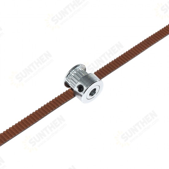 2GT-6mm Non-Slip Timing Belt with Copper Buckle for 3D Printer