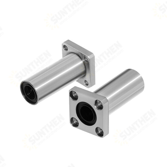 2Pcs Square Flange Type Linear Bearing kit Full Metal 8 Sizes Optional for 3D Printer