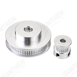 60Teeth 8mm Bore Diameter + 20Teeth 5mm Bore GT2 Timing Belt Pulley with 6mm Timing Belt for 3D Printer 60Teeth 8mm Bore Diameter + 20Teeth 5mm Bore GT2 Timing Belt Pulley with 6mm Timing Belt for 3D Printer