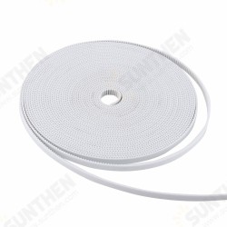 6mm/10mm Width PU White Timing Belt fiberglass Synchronous Belt with Steel Core 10M Long for 3D Printer 6mm/10mm Width PU White Timing Belt fiberglass Synchronous Belt with Steel Core 10M Long for 3D Printer