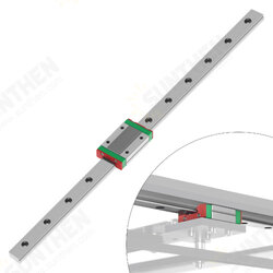9mm Linear Guide MGN9H 200/250/300/350/400/450/500mm Linear Rail + MGN9H Block for 3D Printer 9mm Linear Guide MGN9H 200/250/300/350/400/450/500mm Linear Rail + MGN9H Block for 3D Printer