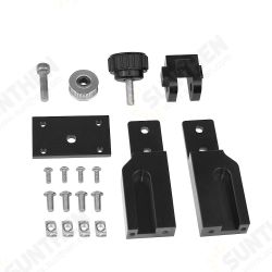 Black / Silver 2040 Y-axis Synchronous Belt Tensioner Aluminum Profile Kit For 3D Printer Parts Black / Silver 2040 Y-axis Synchronous Belt Tensioner Aluminum Profile Kit For 3D Printer Parts