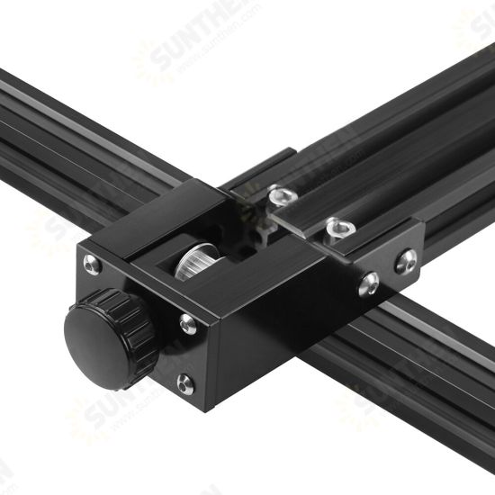 Black / Silver 2040 Y-axis Synchronous Belt Tensioner Aluminum Profile Kit For 3D Printer Parts