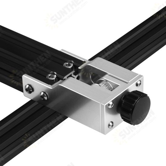 Black / Silver 2040 Y-axis Synchronous Belt Tensioner Aluminum Profile Kit For 3D Printer Parts