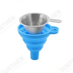 Collapsible Silicone Funnels and Stainless Steel Resin Filter Cups for Pouring Resin Back into Bottle Collapsible Silicone Funnels and Stainless Steel Resin Filter Cups for Pouring Resin Back into Bottle