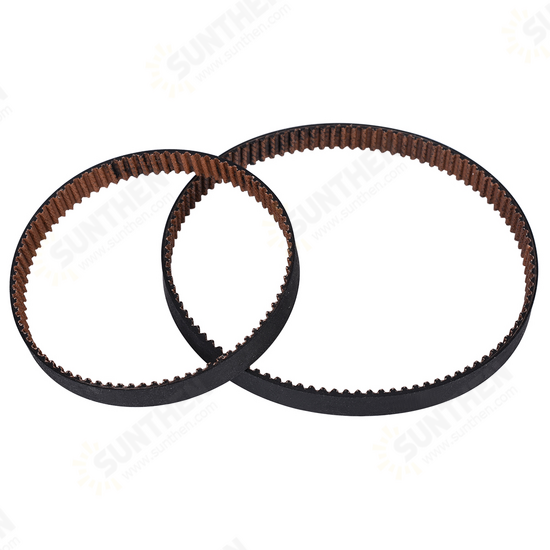 GT2 Closed Loop Timing Belt Rubber with Anti-Slip 2GT 6MM 200 280 400mm Synchronous Belts 3D Printers