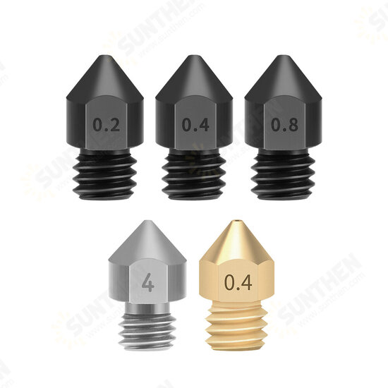 MK8 Hardened Steel Titanium Alloy Brass Nozzle Box Accessories Kit for 3D Printer