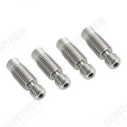 TC4 V6 Titanium Alloy Heat Break Throat All Metal Smooth Filament Tube for 3D Printers TC4 V6 Titanium Alloy Heat Break Throat All Metal Smooth Filament Tube for 3D Printers